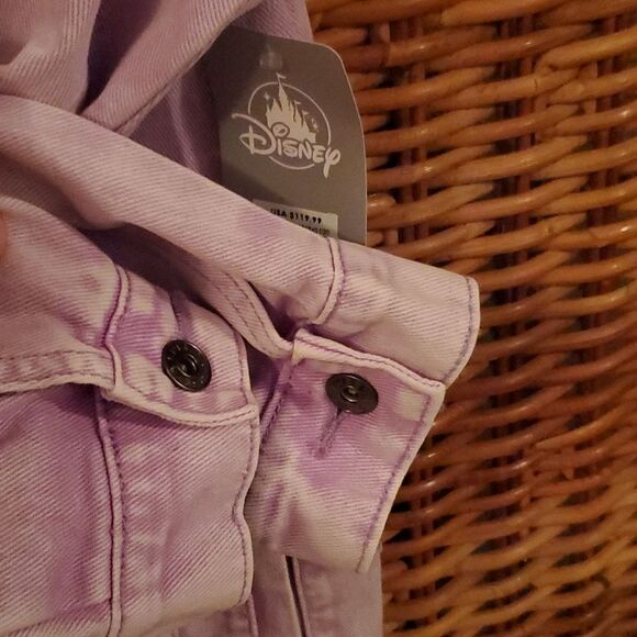 Disney Spirit Jersey Tiana and Louis Princess and The Frog Denim Jacket NWT L - Picture 8 of 9
